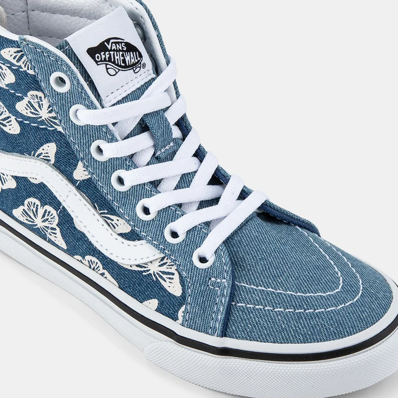 VANS Kids' Sk8-Hi Zip Denim Shoes