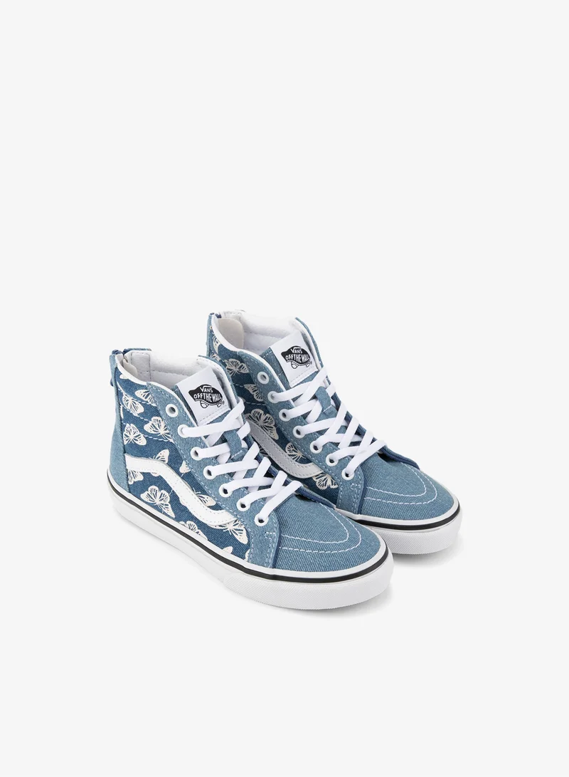 فانز حذاء سكيت هاي بسحاب من الدينيم للأطفال