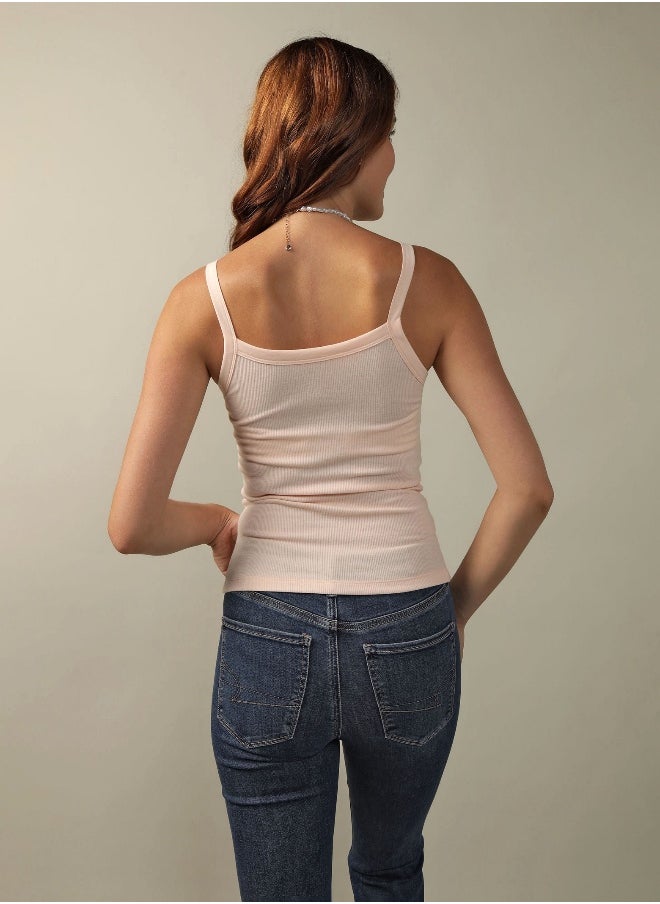 American Eagle - AE Cropped Classic Tank Top - Image 1