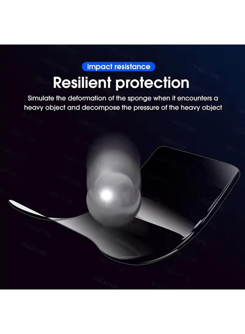 Aookay [1+1+1] Privacy Hydrogel Screen Protector Compatible with Huawei Mate X6 Foldable Smartphone with Camera Lens Protector, External & Internal, Anti-Peeping TPU Screen Protector, Scratch Resistant Easy Installation - Image 4
