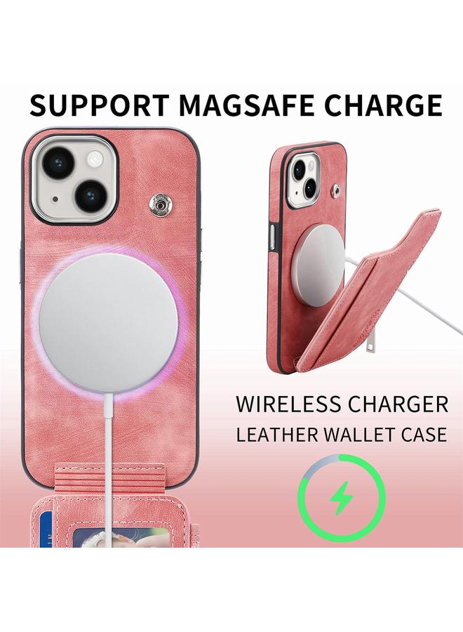 اس-توب جراب لهاتف iPhone 15 Pro Magsafe بسحاب ومحفظة RFID وغطاء هاتف شامل مضاد للصدمات - Image 4
