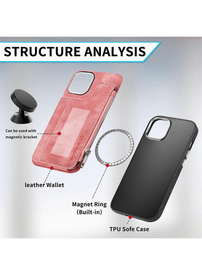 اس-توب جراب لهاتف iPhone 15 Pro Magsafe بسحاب ومحفظة RFID وغطاء هاتف شامل مضاد للصدمات - Image 3