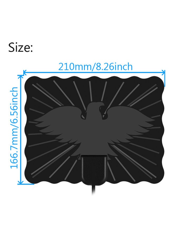 NIBEMINENT High Gain Digital TV Antenna V9073-V Black  - Image 3