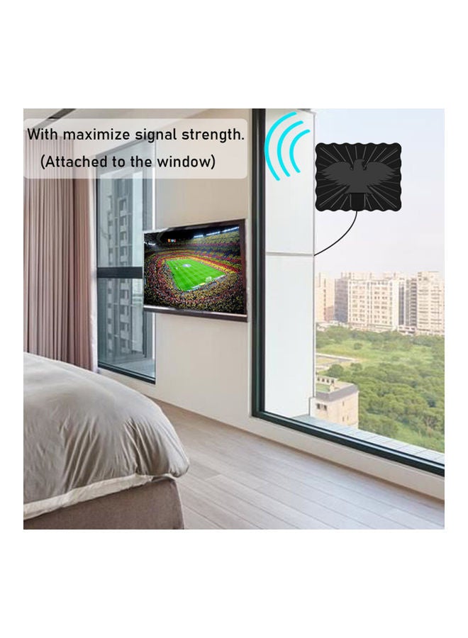 NIBEMINENT High Gain Digital TV Antenna V9073-V Black  - Image 4
