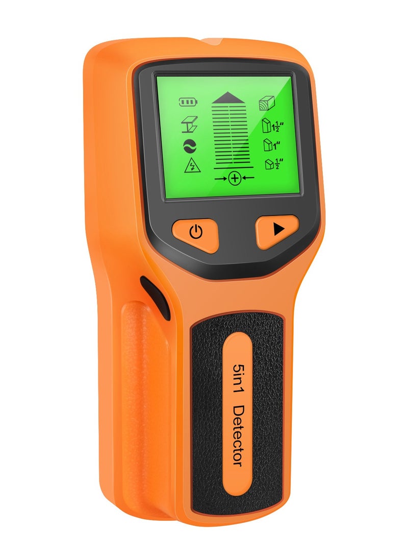 general Stud Finder Wall Scanner - 5 in 1 Stud Detector with Intelligent Microprocessor Chip and HD LCD Display, Stud Sensor Beam Finders for the Center and Edge of Wood AC Wire Metal Studs Joist Pipe - Image 2
