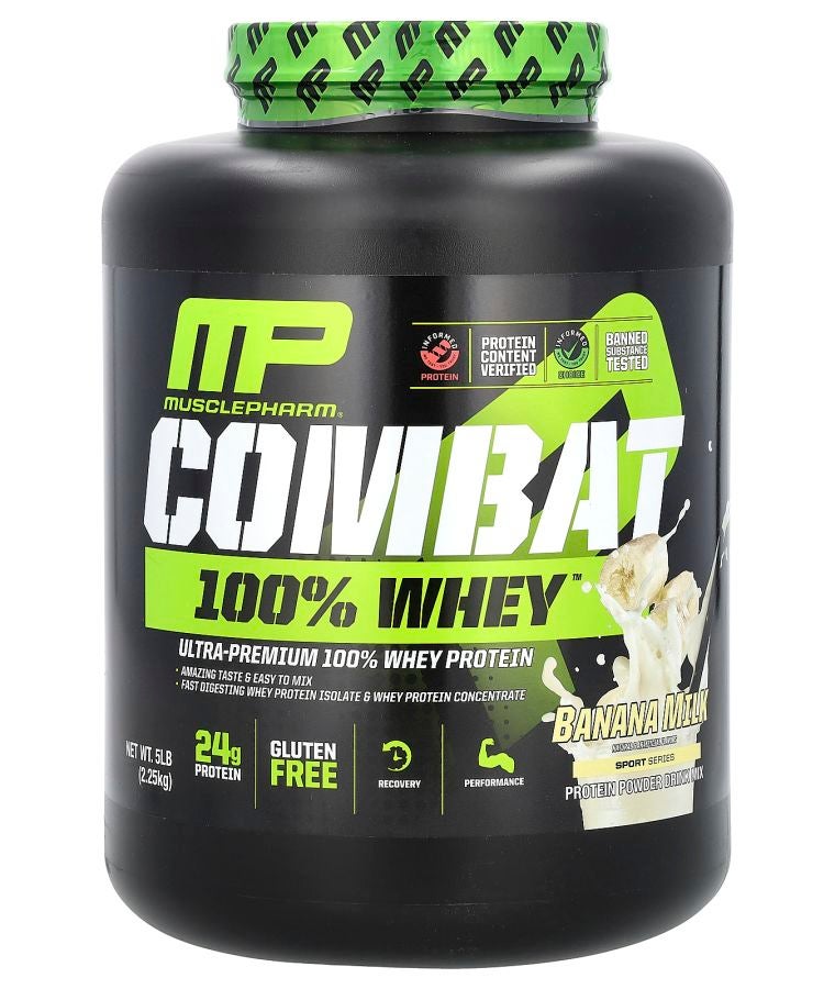 MusclePharm Combat 100% Whey Banana Milk 5 lb (2.25 kg)