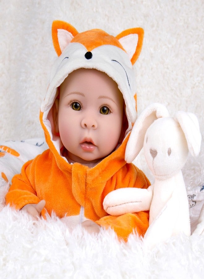 Aori Baby Dolls - 17 Inch Real Life Doll with Ultra Soft Body & Fox Outfits for Girls 3+ | Pretend Play, Adoption Day, Photography Prop, Collectible - Image 2
