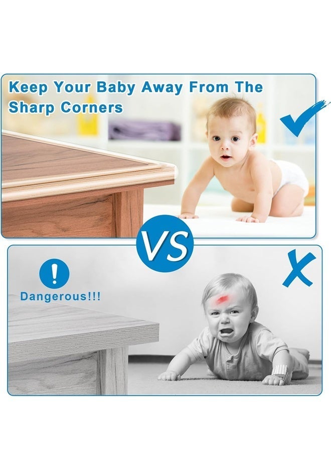 Keranixy Edge And Corner Guards,Corner Edge Protector Strip,2M Table Edge Corner​ Protection,Soft Edge Protectors With Hollow Shock-Absorbing Design For Sharp Corners Of Cabinets Tables Drawers - Image 5