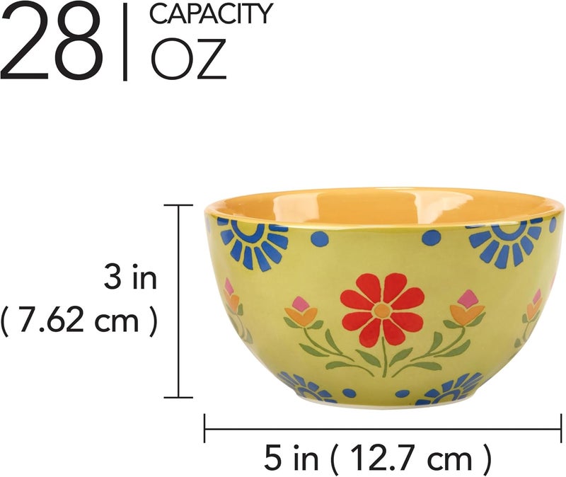 Certified International Certified International Spice Love 525 Ice CreamDessert BowlsSet of 4  - Image 3