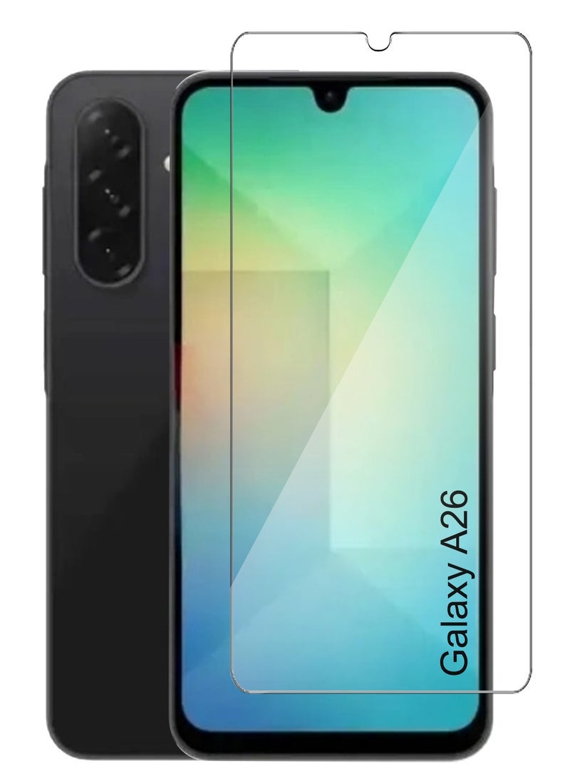 TWEGGON Screen Protector Samsung A26, Tempered Glass Screen Protector for Samsung Galaxy A26 Clear  - Image 1