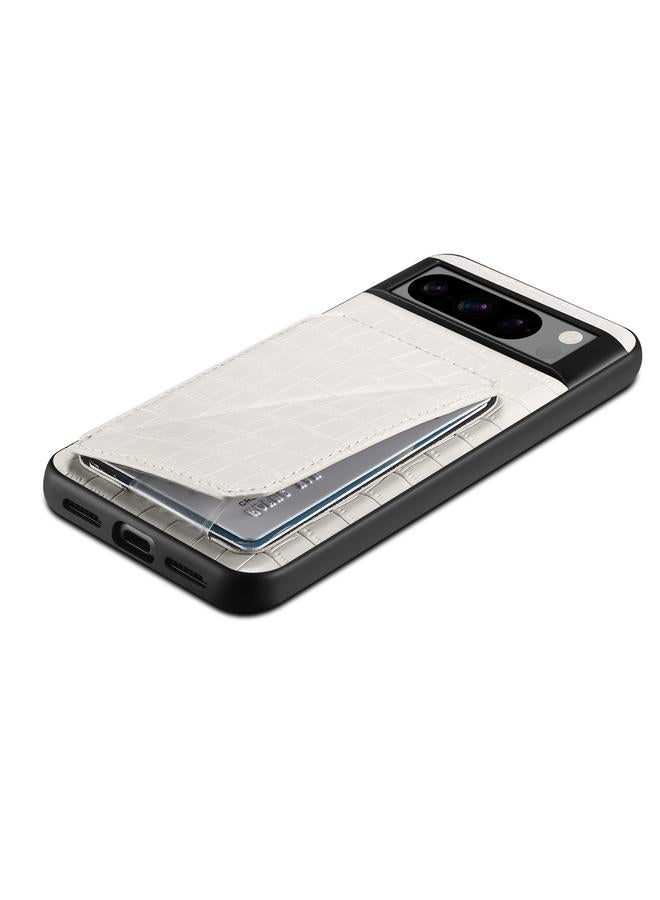 Denior Case For Google Pixel 7a Crocodile Texture Holder Electroplating Phone Case - Image 4