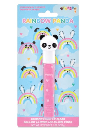 iscream iscream Rainbow Panda Wand Applicator Lip Gloss Strawberry Scent 
