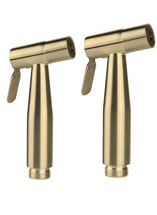 Rocket Flyer 2 Pieces Bidet Toilet Sprayer Head Stainless Steel Handheld Bidet Sprayer for Personal Hygiene - Image 1