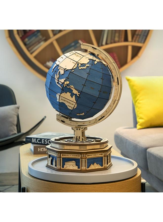 Bluejw Ruostate Ruoke Mechanical Transmission Model Wooden Hand-assembled Three-dimensional Puzzle Toy Ornaments Creative Gift - Image 4