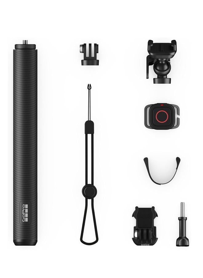 GoPro - Extension Pole (Extends from 10" to 48") + Waterproof Shutter Remote Hero13 Hero12 Hero11 - Official Accessory - Image 1