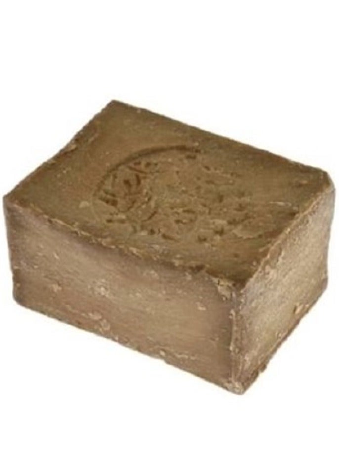 Yumi Bio Shop ALUS - Natural Aleppo soap made with Extra Virgin Olive Oil and Laurel Oil at 15% - Biodegradable - Non-allergenic and delicate - 200 gr Multicolour 0.2497kg