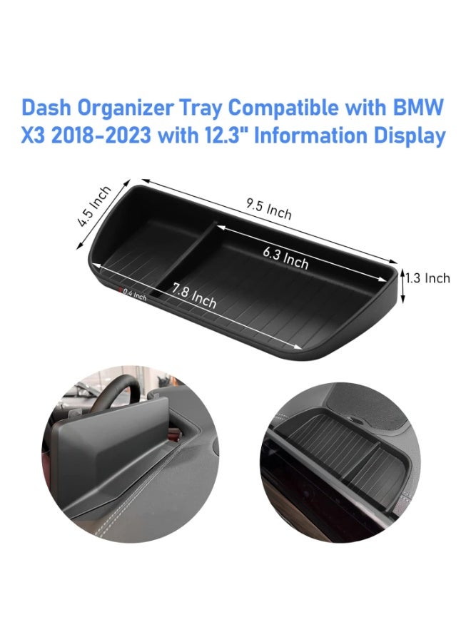 7Cylinder Center Console Insert Organizer Tray - Compatible with BMW X3 (2018-2023). - Image 2