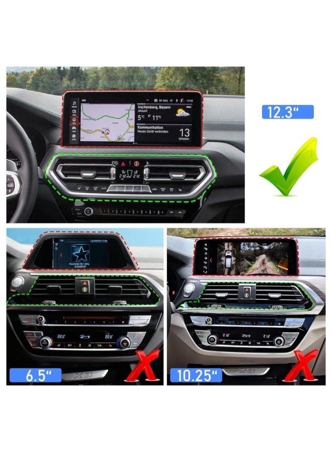 7Cylinder Center Console Insert Organizer Tray - Compatible with BMW X3 (2018-2023). - Image 3