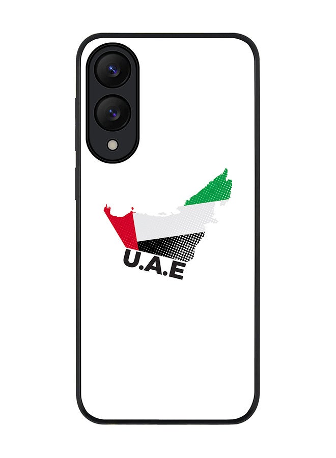 Stylizedd For Samsung Galaxy S25 Edge Case,Slim fit Camera Protection, Shockproof Thin Phone cover  - UAE Map