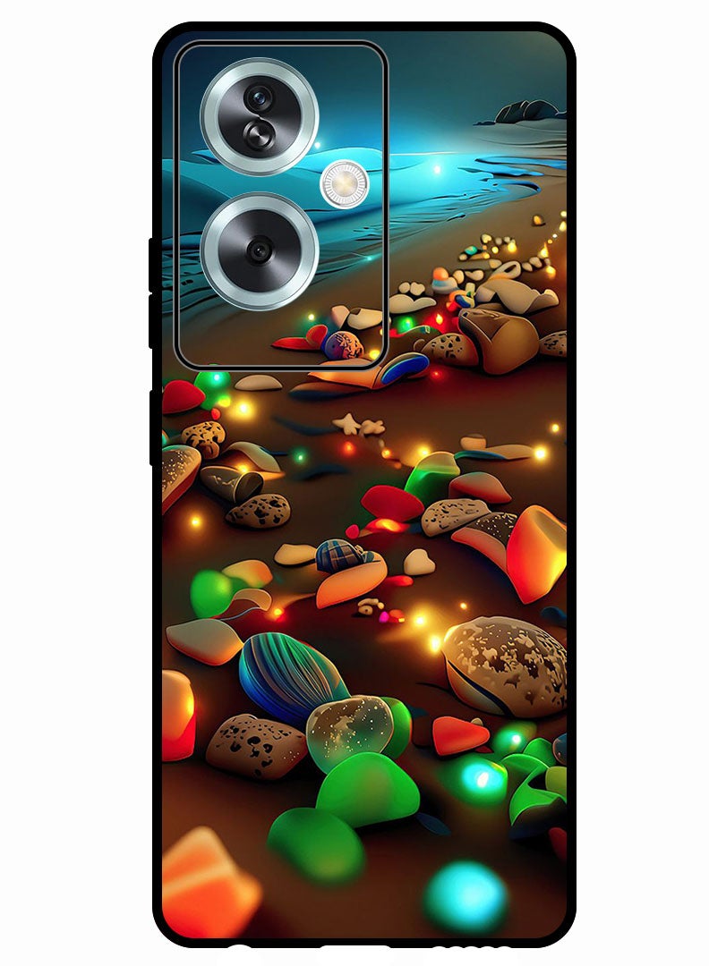Theodor Protective Case Anti Scratch Shock Proof Bumper Cover For Oppo A79 5G Glowing Stones 1 - Image 1