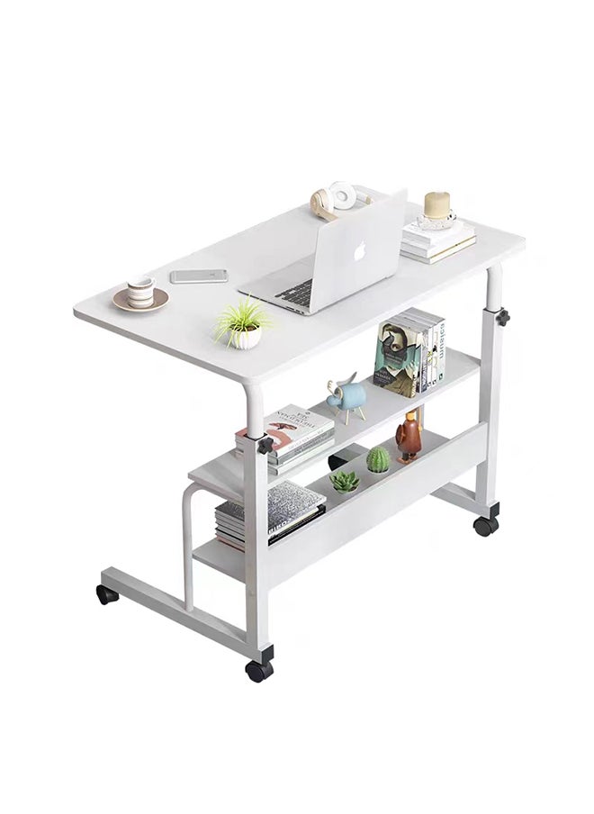 MIXDE - Bedside Table for Bedroom Movable Lifting Table 80*40*(79-90)cm - Image 1