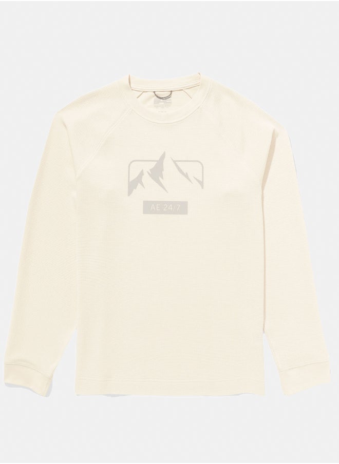 American Eagle - AE 24/7 Long-Sleeve Thermal T-Shirt - Image 1