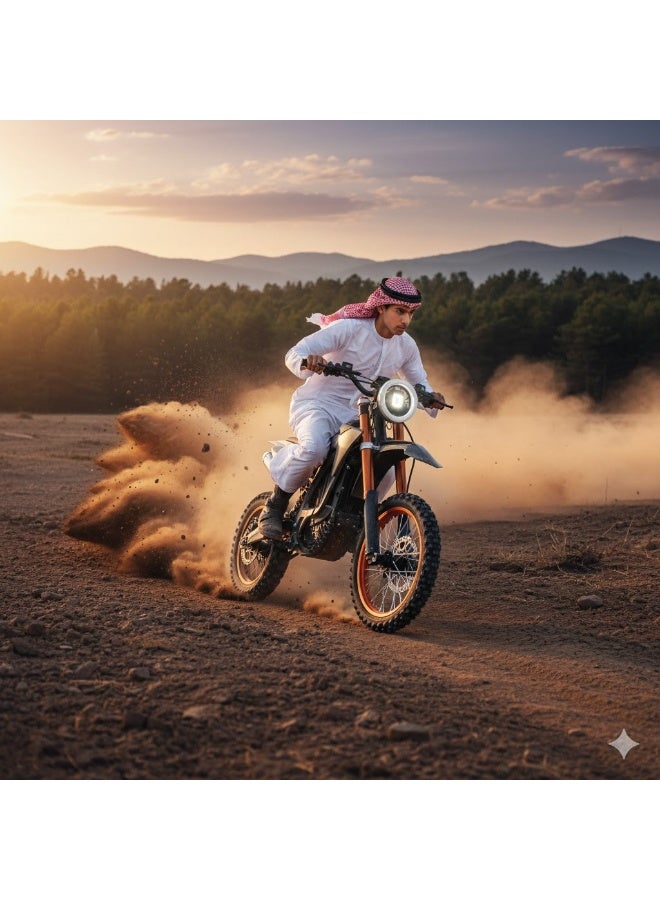 CRONY-02 سكوتر كهربائي مع تعليق مزدوج وإطار ألمنيوم سكوتر كهربائي للبالغين دراجة كهربائية على الطرق الوعرة - Image 4