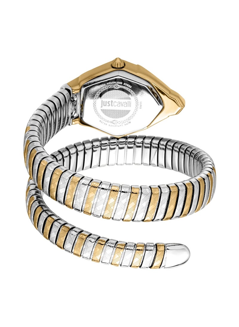 Just Cavalli Ornato Women's Analog Quartz Two tone Stainless Steel Watch JC1L303M0055  - Image 3