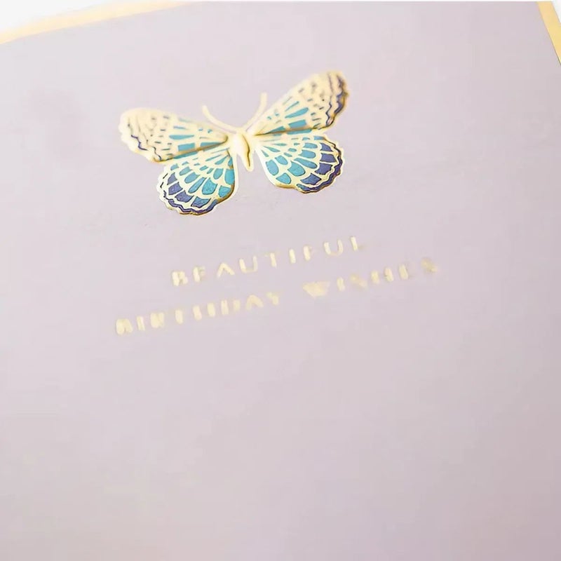 Pigment بطاقة تهنئة فراشة بيغمنت فوكس وباتلر بأماني جميلة (13 × 17.6 سم) - Image 2