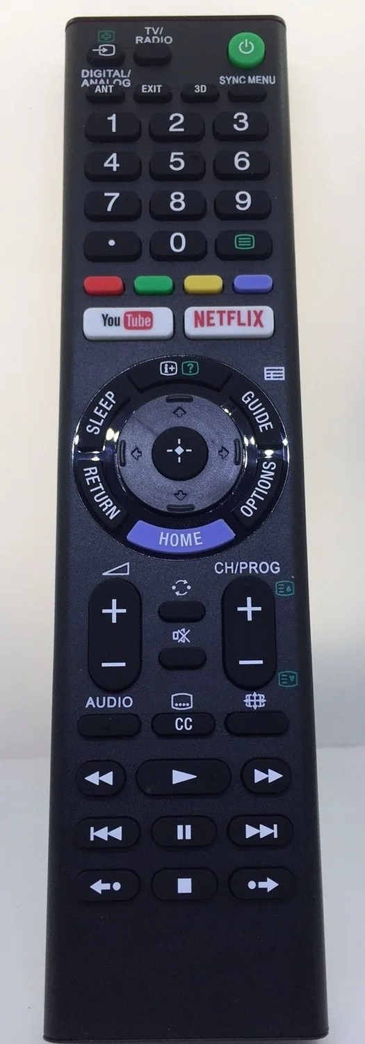 Ata Elektronik Sony RMT-TX300P KD-55X9305C KDL-55W805C 55W808C KDL-50W755C KD-55X8509C Smart LED TV Remote with You Tube Button