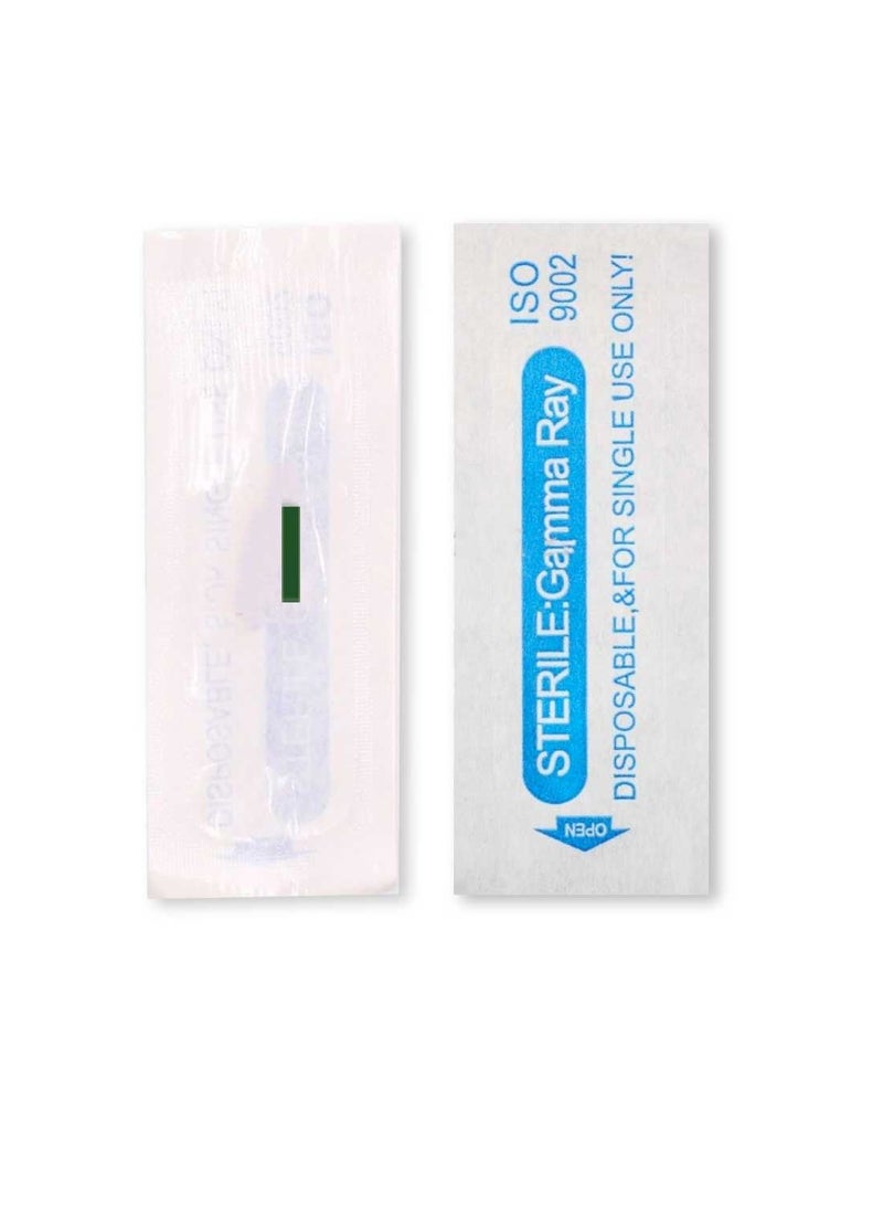 IOLITE Microblading needles 21 Prong Slant Flat Needle spmu needles size 20mm one time use disposable blade Sterile packaged 12pcs - Image 2