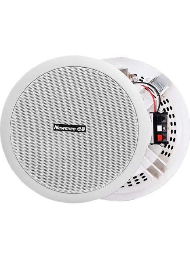 Newmine مكبر صوت سقفي ثابت الجهد Nd-5، نظام صوتي مدمج للسقف للموسيقى الخلفية، نظام إعلان عام مدمج للمراكز التجارية والمتاجر، 5 بوصة - Image 3