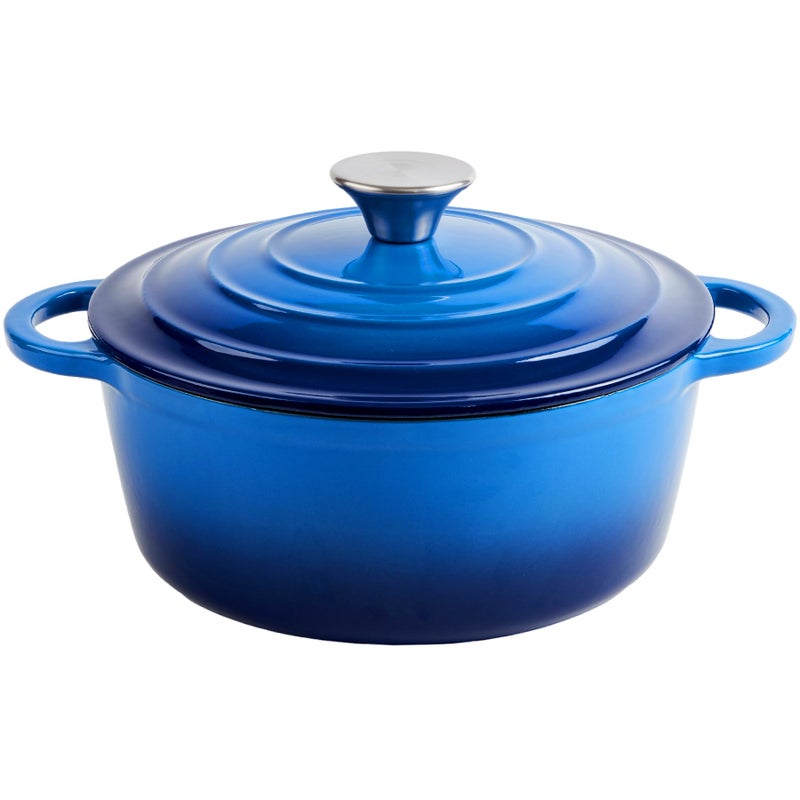 Alathote 3 Quart Enameled Cast Iron Dutch Oven Pot With Lid Oven Safe Up To 550 F & Dishwasher Safe Sturdy Dutch Oven Cookware - Image 2