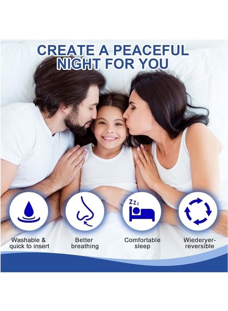 اترجسز 1 قطعة مكافحة الشخير شقق ، سدادة الشخير الفعالة للرجال والنساء ، شقق الفم عالية الجودة ضد الشخير ، بديل لموسعات الأنف وبقع الأنف ، مع مربع التخزين - Image 4