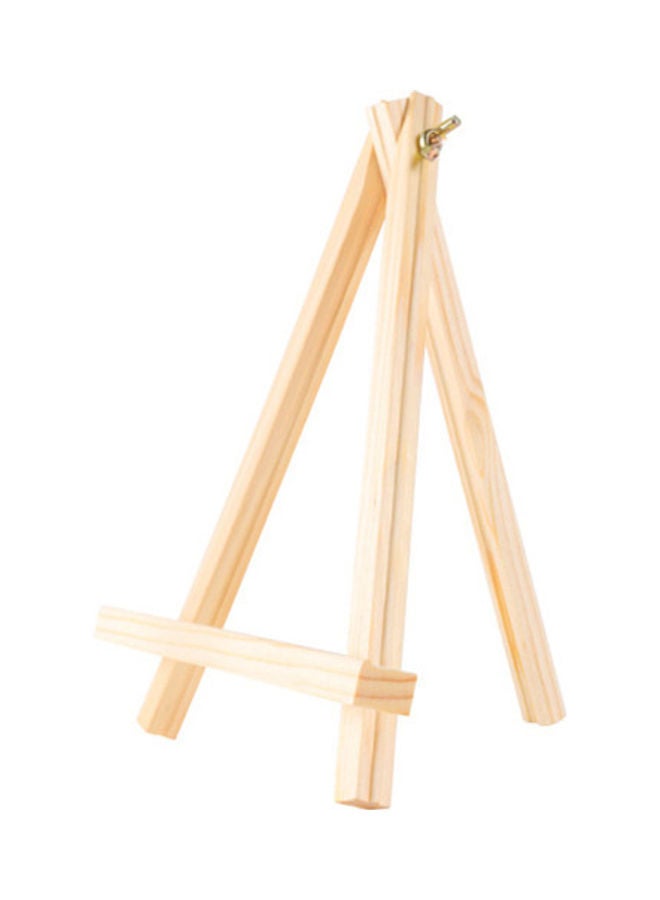 NIBEMINENT Wooden Easel Tripod Beige - Image 1