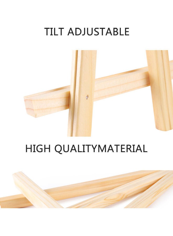 NIBEMINENT Wooden Easel Tripod Beige - Image 2