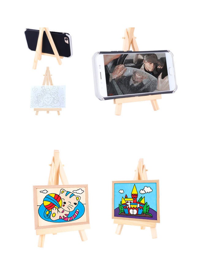 NIBEMINENT Wooden Easel Tripod Beige - Image 3