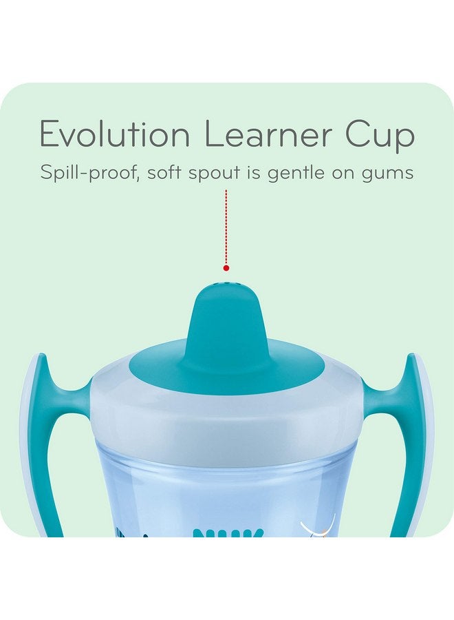 NUK Evolution Soft Spout Learner Cup, 8 oz, 1-Pack - Image 1