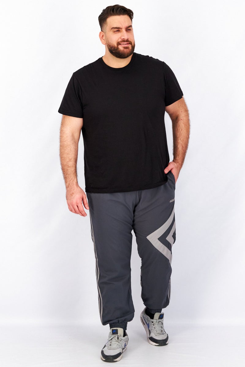 adidas Originals Men Regular Fit Brand Logo Pants, Grey  - Image 2