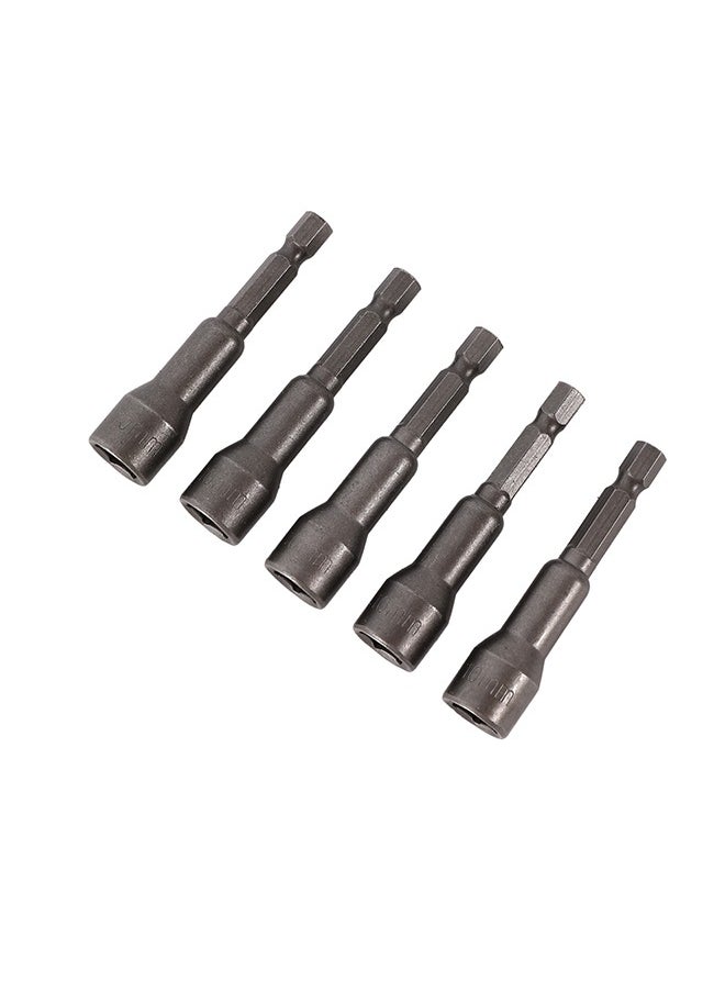 LAWAZIM 5-Piece Magnetic Nut Setter Driver Drill Bit Set - 10mm  - Image 2