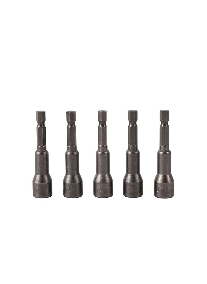 LAWAZIM 5-Piece Magnetic Nut Setter Driver Drill Bit Set - 10mm  - Image 3