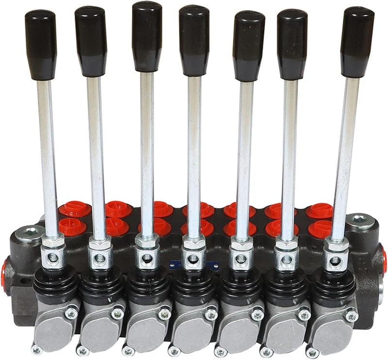 Double Acting Hydraulic Directional Control Valve 7 Spool 13 GPM 3600 PSI SAE - Image 3