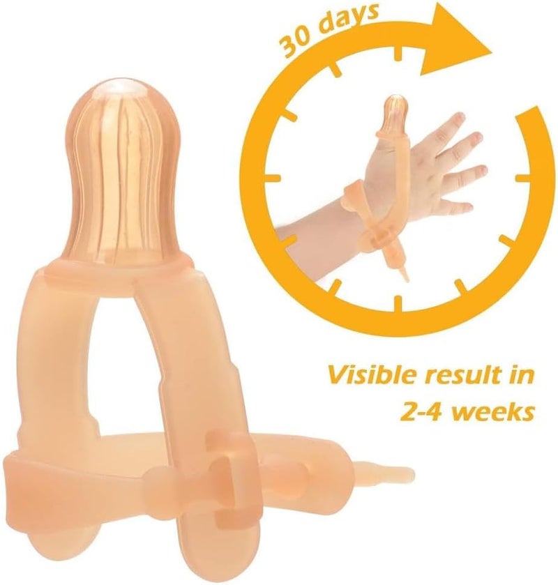 Elfzone Thumb Sucking Stop for Kids  15 Months Baby  Adjustable Thumb Guard for Thumb Sucking Silicone Thumb Sucking Treatment Kit for 1536 Months Baby suitable for 16195 Wide Wrist - Image 3