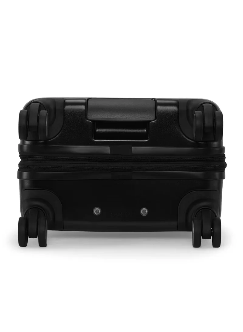 CALVIN KLEIN Black Calvin Klein In Stereo Hardside Luggage on Wheels for Unisex | Ultra Lightweight ABS with 4 Spinner Wheels|Color Black  | Best Price UAE