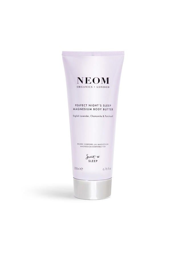 NEOM Magnesium Body Butter | 6.76 Fl Oz (200ml) | Lavender, Chamomile, & Patchouli | Lotion for Sleep with Essential Oils | 100% Natural Fragrances | Nourish & Soften | Signature Sleepy Scent - Image 2