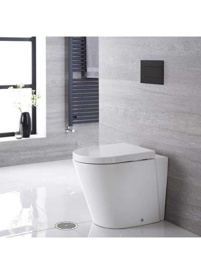 روهي مجموعة من 1 من أحواض تصريف الأرضية الدائرية الكلاسيكية من Ruhe® | أحواض تصريف أرضية من الفولاذ المقاوم للصدأ الفاخر | 4 بوصات - فضي - Image 4