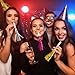Openfly 48Pcs Happy New Year Noise Makers Colorful New Year Blowouts Whistles Party Favors Metallic Fringed Party Blowers for Birthday Christmas New Years Eve Party Supplies - Image 4