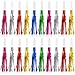 Openfly 48Pcs Happy New Year Noise Makers Colorful New Year Blowouts Whistles Party Favors Metallic Fringed Party Blowers for Birthday Christmas New Years Eve Party Supplies - Image 2