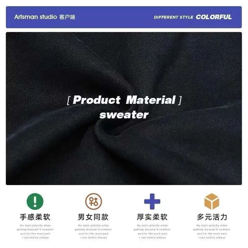 Mens Casual Klein Blue Hoodie with Drawstring Blue - Image 4