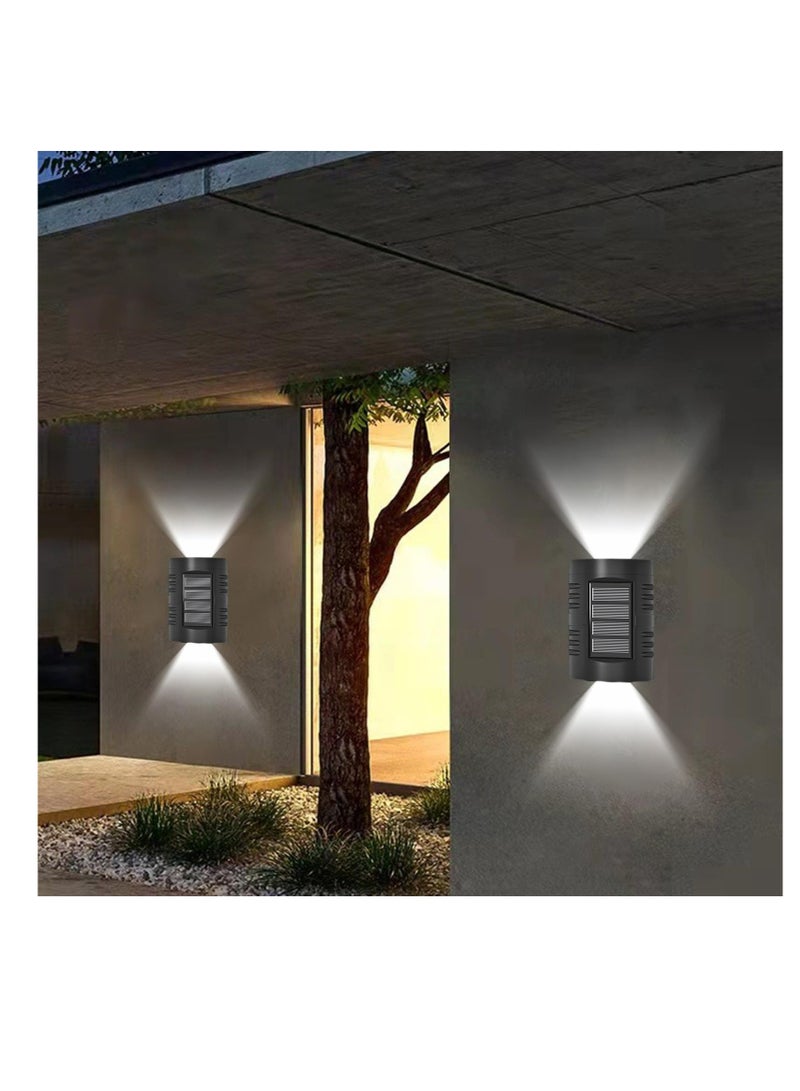 Excefore "Solar Porch Lights Outdoor, 2 Pack Intelligent Light Control Solar Wall Lights Outdoor, Wall Security Lights, Motion Sensor Solar Porch Lights with 3 Modes, for Patio, Garage, Shed " - Image 2